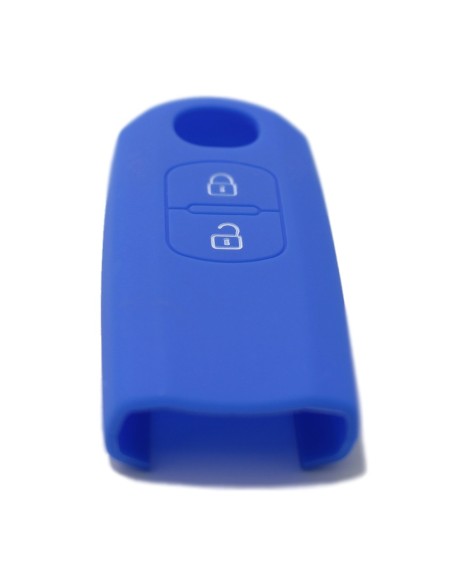 Guscio Silicone Cover Chiave Telecomando Mazda Portachiave Blu 2 3 5 6 BT50 CX-5 CX-7 CX-9 MX5 M3 M5 MZ2 RX8