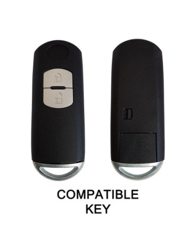 Guscio Silicone Cover Chiave Telecomando Mazda Portachiave Blu 2 3 5 6 BT50 CX-5 CX-7 CX-9 MX5 M3 M5 MZ2 RX8
