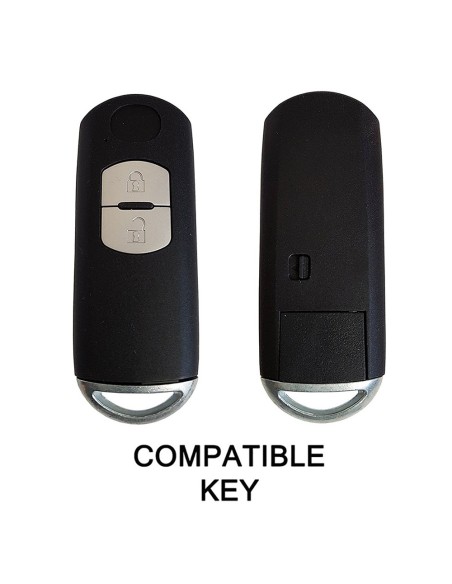 Guscio Silicone Cover Chiave Telecomando Mazda Portachiave Nero 2 3 5 6 BT50 CX-5 CX-7 CX-9 MX5 M3 M5 MZ2 RX8
