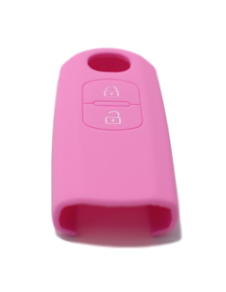 Guscio Silicone Cover Chiave Telecomando Mazda Portachiave Rosa 2 3 5 6 BT50 CX-5 CX-7 CX-9 MX5 M3 M5 MZ2 RX8