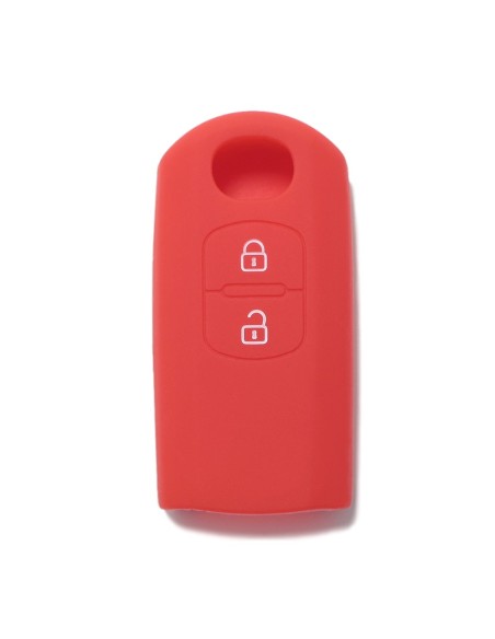 Guscio Silicone Cover Chiave Telecomando Mazda Portachiave Rosso 2 3 5 6 BT50 CX-5 CX-7 CX-9 MX5 M3 M5 MZ2 RX8