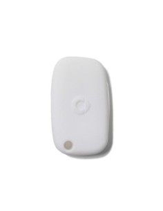 Guscio in Silicone Cover Chiave per Telecomando Mercedes Benz Smart ForTwo ForFour 453 Portachiave Bianco 2