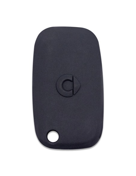 Guscio in Silicone Cover Chiave Mercedes Benz Smart ForTwo ForFour 453 Portachiavi Telecomando 3 Tasti Nero