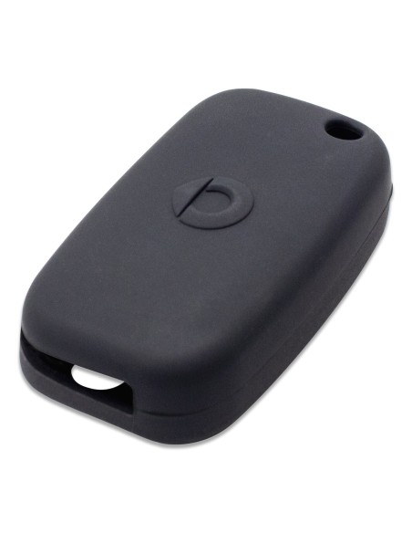 Guscio in Silicone Cover Chiave Mercedes Benz Smart ForTwo ForFour 453 Portachiavi Telecomando 3 Tasti Nero