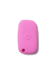 Guscio in Silicone Cover Chiave Mercedes Benz Smart ForTwo ForFour 453 Portachiavi Telecomando 3 Tasti Rosa 2