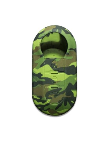 Guscio in Silicone Cover Chiave per Telecomando Fiat Grande Punto Evo Panda Bravo Stilo 500 L e Lancia Y Delta Musa Portachiave Camouflage