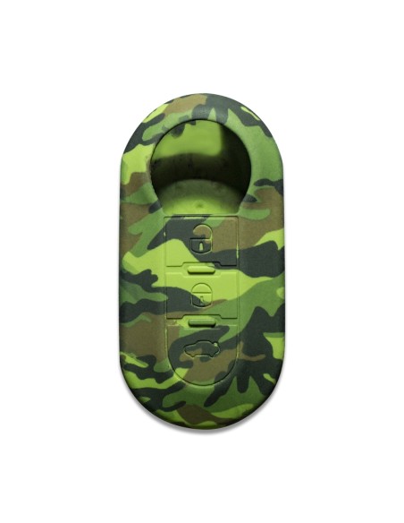 Guscio in Silicone Cover Chiave per Telecomando Fiat Grande Punto Evo Panda Bravo Stilo 500 L e Lancia Y Delta Musa Portachiave Camouflage