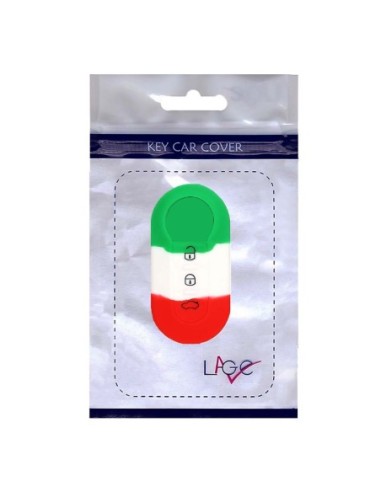 Guscio in Silicone Cover Chiave per Telecomando Fiat Grande Punto Evo Panda Bravo Stilo 500 L e Lancia Y Delta Musa Portachiave Italia