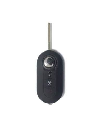 Cover Chiave per Fiat 500 Punto e Lancia, Copri Telecomando per Auto in Silicone Nero