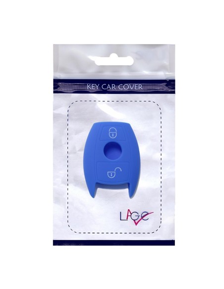 Guscio in Silicone Cover Chiave per Telecomando Mercedes Benz 2 Tasti Blu A B C E S V W R CL ML CLK W176 W204 W211 W245 A203