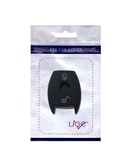 Guscio in Silicone Cover Chiave per Telecomando Mercedes Benz 2 Tasti Nero A B C E S V W R CL ML CLK W176 W204 W211 W245 A203
