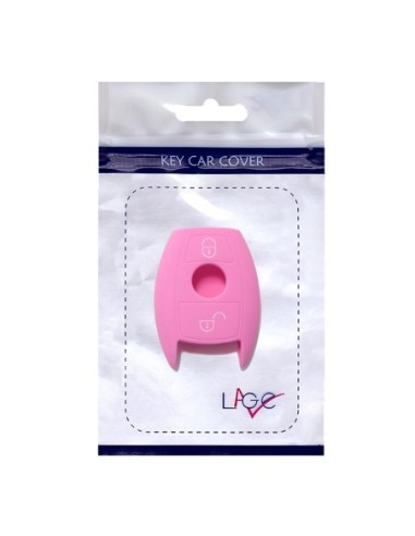 Guscio in Silicone Cover Chiave per Telecomando Mercedes Benz 2 Tasti Rosa A B C E S V W R CL ML CLK W176 W204 W211 W245 A203