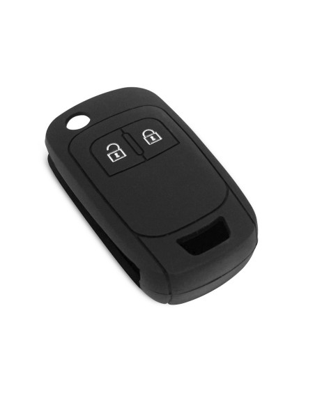 Guscio in Silicone Nero Per Chiave Opel Adam Astra Corsa Mokka Insignia Meriva Zafira Vauxhall Compatibile