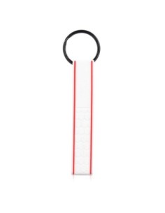 Portachiave in Silicone ad Anello Universale Chiavi Auto Casa Ufficio Bianco
