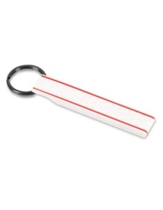 Portachiave in Silicone ad Anello Universale Chiavi Auto Casa Ufficio Bianco 2