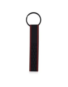 Portachiave in Silicone ad Anello Universale Chiavi Auto Casa Ufficio Nero