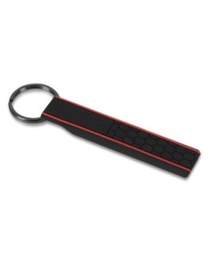 Portachiave in Silicone ad Anello Universale Chiavi Auto Casa Ufficio Nero 2