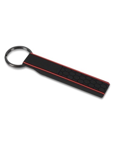 Portachiave in Silicone ad Anello Universale Chiavi Auto Casa Ufficio Nero