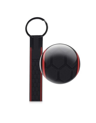 Portachiave in Silicone ad Anello Universale Chiavi Auto Casa Ufficio Nero