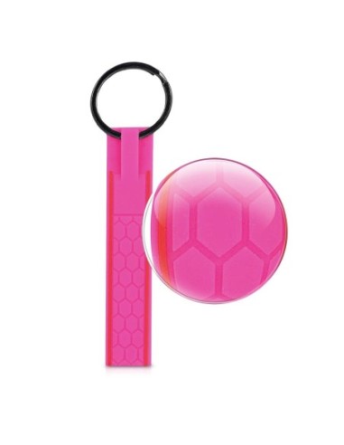 Portachiave in Silicone ad Anello Universale Chiavi Auto Casa Ufficio Rosa
