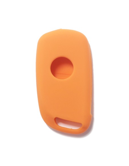 Guscio in Silicone Cover Chiave per Telecomando Citroen DS3 DS4 DS5 DS6 C2 C3 C4 C5 C8 Jumper Jumpy Berlingo Saxo Picasso Portachiave Arancione