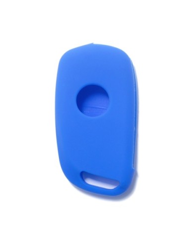 Guscio in Silicone Cover Chiave per Telecomando Citroen DS3 DS4 DS5 DS6 C2 C3 C4 C5 C8 Jumper Jumpy Berlingo Saxo Picasso Portachiave Blu