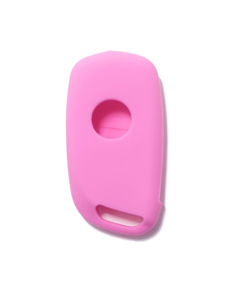 Guscio in Silicone Cover Chiave per Telecomando Citroen DS3 DS4 DS5 DS6 C2 C3 C4 C5 C8 Jumper Jumpy Berlingo Saxo Picasso Portachiave Rosa