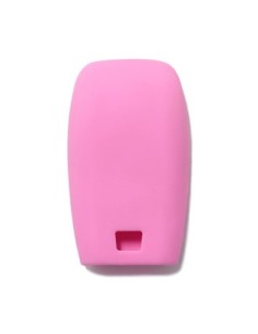 Guscio Silicone Cover Chiave per Telecomando Mercedes 3 Tasti Rosa Keyless-Entry Classe E 2017 E200 E300 Classe S 2018 S450 S550e S560 S63 AMG S65 AMG 2