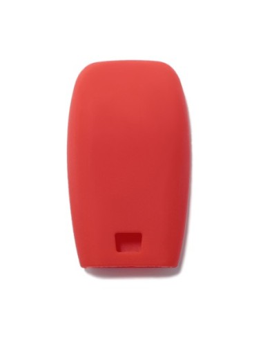 Guscio Silicone Cover Chiave per Telecomando Mercedes 3 Tasti Rosso  Keyless-Entry Classe E 2017 E200 E300 Classe S 2018 S450 S550e S560 S63 AMG S65 AMG