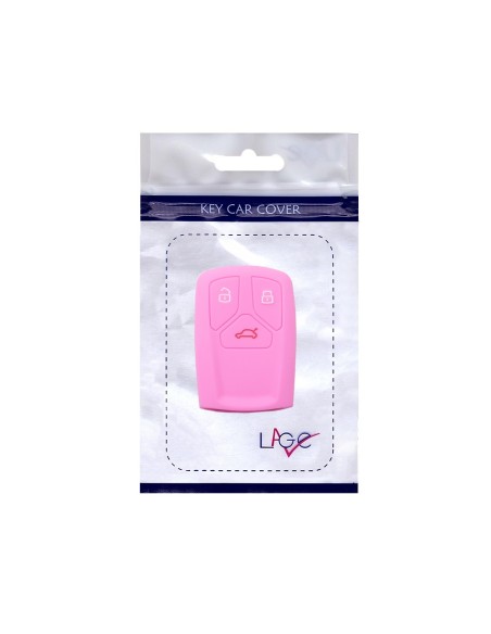 Guscio Silicone Cover Chiave per Telecomando Audi Rosa Keyless-Entry A4 A5 A7 A8 B9 C8 D5 Q5 Q7 SQ5 SQ7 TT TTS TTRS R8 S4 S5 S8 RS4 RS5 F5 FY 4M