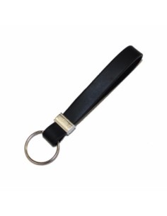 Portachiavi Silicone Nero Laccetto con Anello Universale Chiavi Auto Casa Ufficio