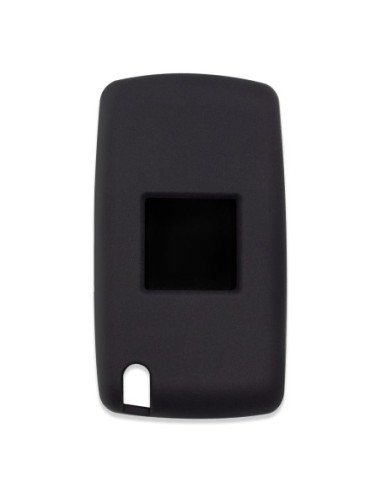 Guscio in Silicone Cover Chiave per Telecomando Peugeot 106 107 205 206 207 306 307 308 309 406 407 807 e Citroen C1 C2 C3 C4 Portachiave Nero