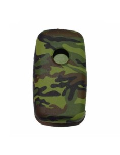Guscio in Silicone Cover Chiave per Telecomando Volkswagen Seat Skoda Portachiave Camouflage VW Golf 7 Sharan Caravelle Transporter Caddy Seat Alhambra Leon Ibiza Skoda Yeti Octavia Superb Rapid 2