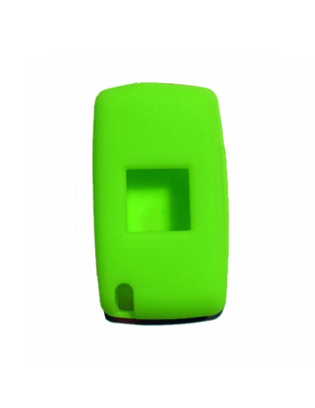 Guscio in Silicone Cover Chiave per Telecomando Peugeot 106 107 205 206 207 306 307 308 309 406 407 807 e Citroen C1 C2 C3 C4 Portachiave Verde