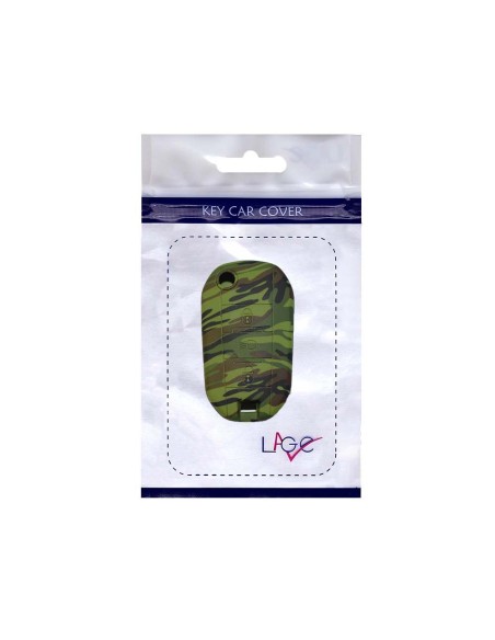 Guscio Silicone Cover Chiave Telecomando Citroen e Peugeot Portachiavi Camouflage Citroen Cactus C3 C4 C5 C6 C8 C4L DS3 DS4 DS5 Picasso Xsara Peugeot 208 301 308 408 508 2008 3008 5008 RCZ