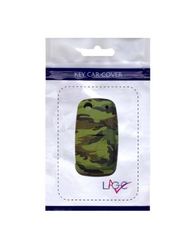 Guscio in Silicone Cover Chiave per Telecomando Volkswagen Seat Skoda Portachiave Camouflage VW Golf 7 Sharan Caravelle Transporter Caddy Seat Alhambra Leon Ibiza Skoda Yeti Octavia Superb Rapid