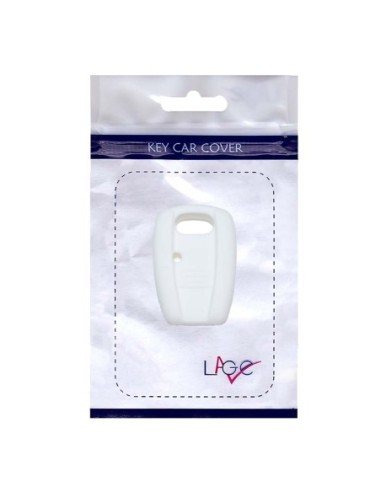 Guscio Silicone Cover per Chiave Telecomando Fiat Portachiave Bianco  Punto Panda Bravo Brava 500 600 Stilo Doblò Marea Idea Scudo Ducato Bianco