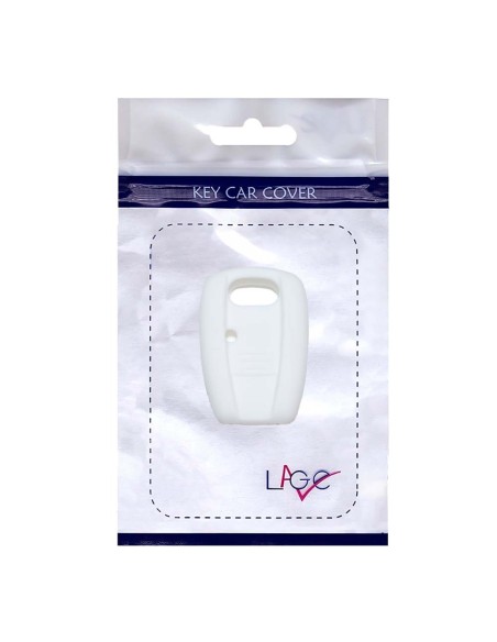 Guscio Silicone Cover per Chiave Telecomando Fiat Portachiave Bianco  Punto Panda Bravo Brava 500 600 Stilo Doblò Marea Idea Scudo Ducato Bianco