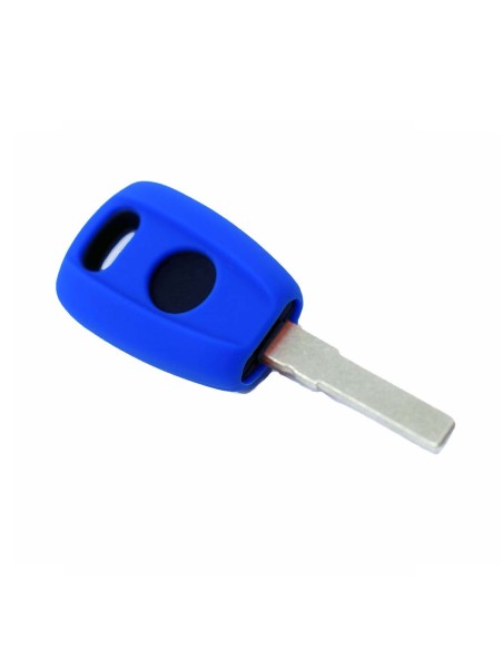 Guscio in Silicone Cover per Chiave Telecomando Fiat Portachiave Blu  Punto Panda Bravo Brava 500 600 Stilo Doblò Marea Idea Scudo Ducato 