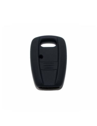 Guscio in Silicone Cover per Chiave Telecomando Fiat Portachiave Nero Punto Panda Bravo Brava 500 600 Stilo Doblò Marea Idea Scudo Ducato
