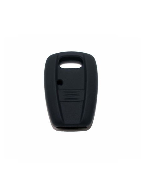 Guscio in Silicone Cover per Chiave Telecomando Fiat Portachiave Nero Punto Panda Bravo Brava 500 600 Stilo Doblò Marea Idea Scudo Ducato