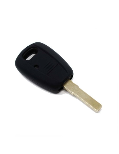 Guscio in Silicone Cover per Chiave Telecomando Fiat Portachiave Nero Punto Panda Bravo Brava 500 600 Stilo Doblò Marea Idea Scudo Ducato
