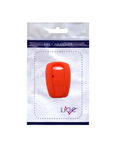 Guscio in Silicone Cover per Chiave Telecomando Fiat Portachiave Rosso Punto Panda Bravo Brava 500 600 Stilo Doblò Marea Idea Scudo Ducato Rosso