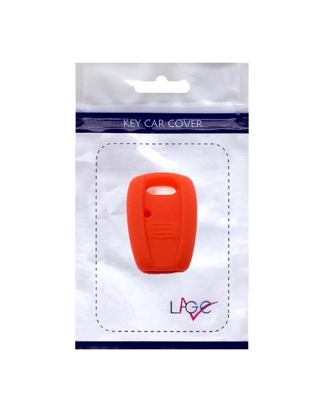 Guscio in Silicone Cover per Chiave Telecomando Fiat Portachiave Rosso Punto Panda Bravo Brava 500 600 Stilo Doblò Marea Idea Scudo Ducato Rosso