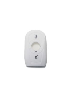 Guscio Silicone Cover Chiave per Telecomando Opel Portachiavi Bianco 3 Tasti Adam Mokka Antara Astra Cascada Corsa Insignia Karl Meriva Zafira