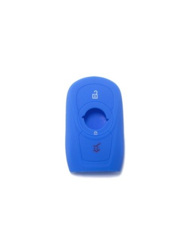Guscio Silicone Cover Chiave per Telecomando Opel Portachiavi Blu 3 Tasti Adam Mokka Antara Astra Cascada Corsa Insignia Karl Meriva Zafira