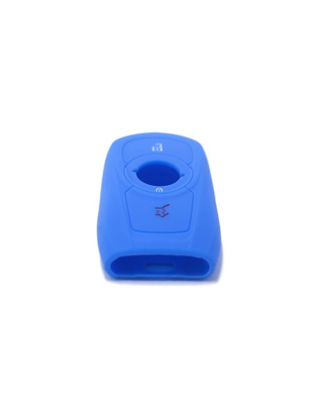 Guscio Silicone Cover Chiave per Telecomando Opel Portachiavi Blu 3 Tasti Adam Mokka Antara Astra Cascada Corsa Insignia Karl Meriva Zafira