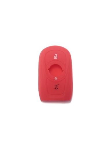 Guscio Silicone Cover Chiave per Telecomando Opel Portachiavi Rosso 3 Tasti Adam Mokka Antara Astra Cascada Corsa Insignia Karl Meriva Zafira