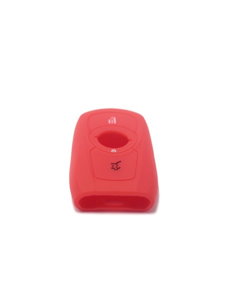 Guscio Silicone Cover Chiave per Telecomando Opel Portachiavi Rosso 3 Tasti Adam Mokka Antara Astra Cascada Corsa Insignia Karl Meriva Zafira