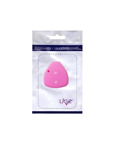 Guscio in Silicone Cover Chiave per Telecomando Toyota Rosa 2 Tasti Yaris Corolla Auris Avensis Aygo Aqua Camry GT Hilux IQ Land Cruiser Mirai Prius RAV 4 Urban Cruiser Verso Vitz